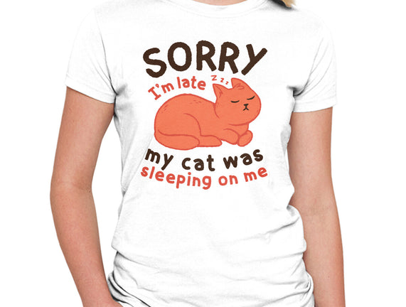 My Cat Was Sleeping On Me
