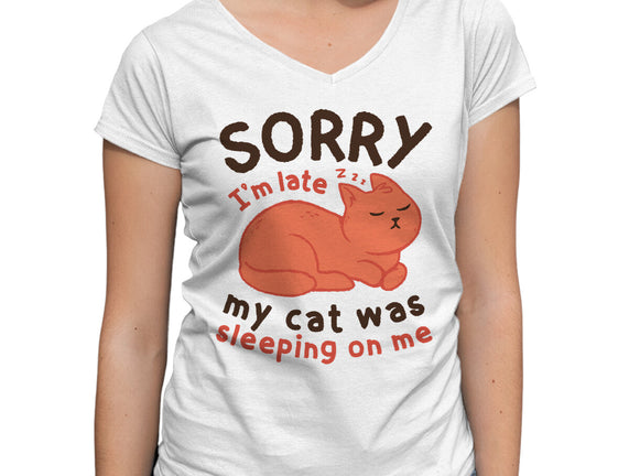 My Cat Was Sleeping On Me