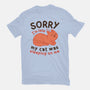 My Cat Was Sleeping On Me-Unisex-Basic-Tee-brunopires