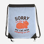 My Cat Was Sleeping On Me-None-Drawstring-Bag-brunopires