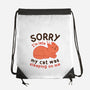 My Cat Was Sleeping On Me-None-Drawstring-Bag-brunopires