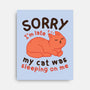 My Cat Was Sleeping On Me-None-Stretched-Canvas-brunopires