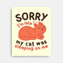 My Cat Was Sleeping On Me-None-Stretched-Canvas-brunopires