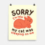 My Cat Was Sleeping On Me-None-Matte-Poster-brunopires