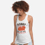 My Cat Was Sleeping On Me-Womens-Racerback-Tank-brunopires