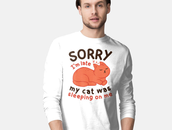 My Cat Was Sleeping On Me