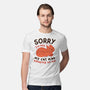 My Cat Was Sleeping On Me-Mens-Premium-Tee-brunopires