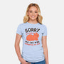 My Cat Was Sleeping On Me-Womens-Fitted-Tee-brunopires