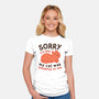 My Cat Was Sleeping On Me-Womens-Fitted-Tee-brunopires