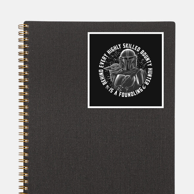 Bounty Hunter And Foundling-None-Glossy-Sticker-rmatix