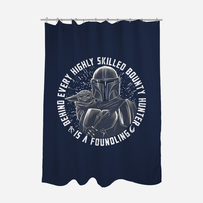 Bounty Hunter And Foundling-None-Polyester-Shower Curtain-rmatix