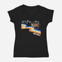 We Ball-Womens-V-Neck-Tee-MadPandaKira