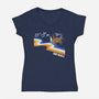 We Ball-Womens-V-Neck-Tee-MadPandaKira