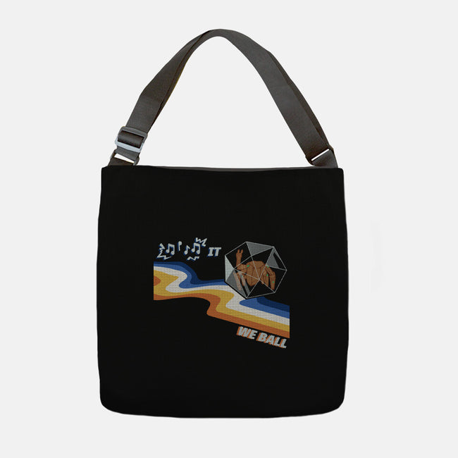 We Ball-None-Adjustable Tote-Bag-MadPandaKira