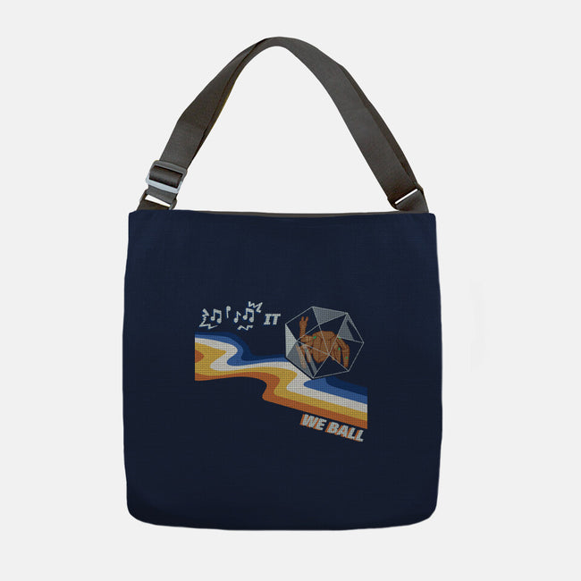 We Ball-None-Adjustable Tote-Bag-MadPandaKira