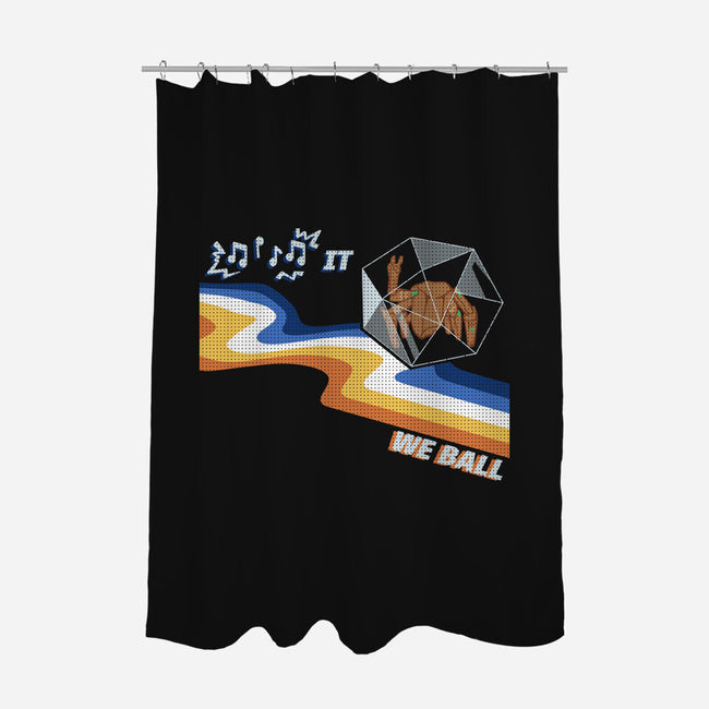 We Ball-None-Polyester-Shower Curtain-MadPandaKira