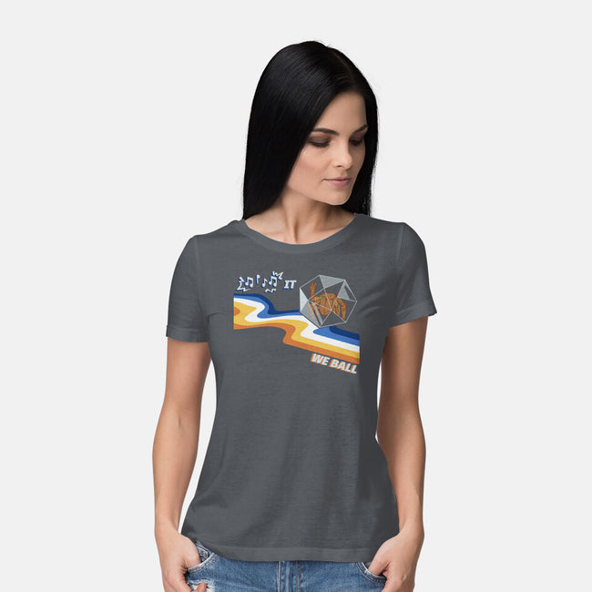 We Ball-Womens-Basic-Tee-MadPandaKira