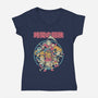 Chrono Crew-Womens-V-Neck-Tee-Henrique Torres