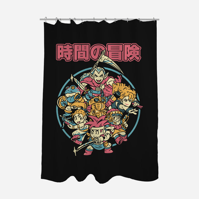 Chrono Crew-None-Polyester-Shower Curtain-Henrique Torres