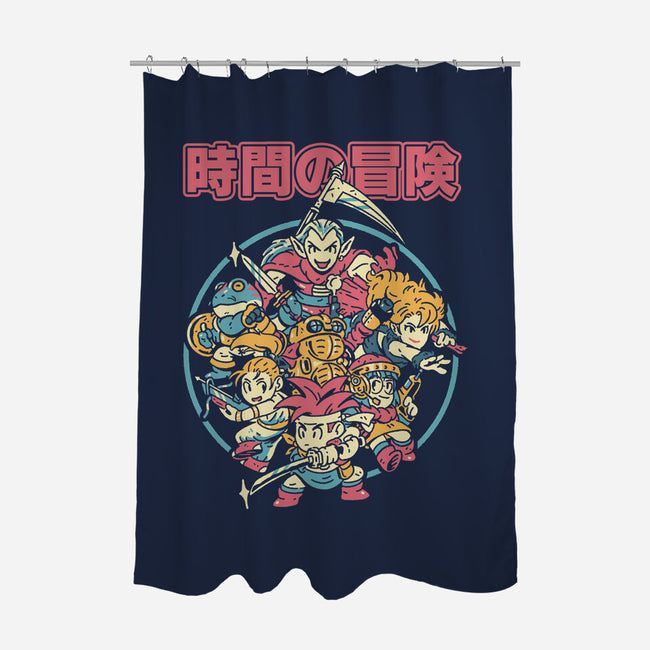 Chrono Crew-None-Polyester-Shower Curtain-Henrique Torres