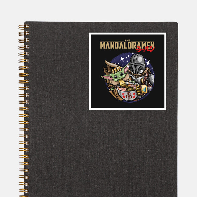 Mandaloramen-None-Glossy-Sticker-joerawks