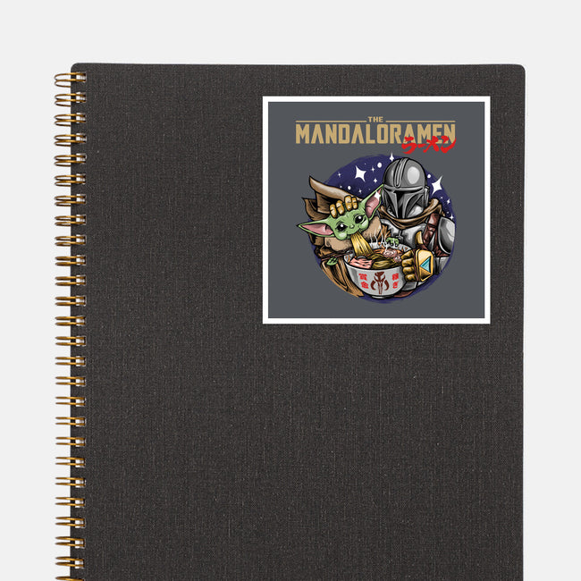 Mandaloramen-None-Glossy-Sticker-joerawks