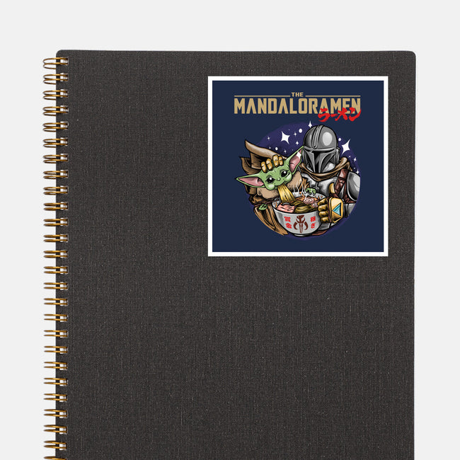 Mandaloramen-None-Glossy-Sticker-joerawks