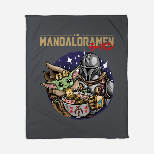 Mandaloramen-None-Fleece-Blanket-joerawks