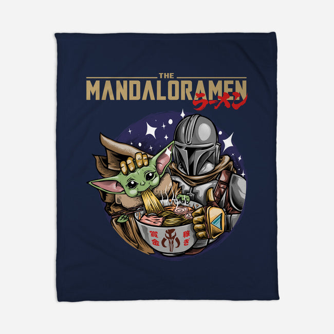 Mandaloramen-None-Fleece-Blanket-joerawks