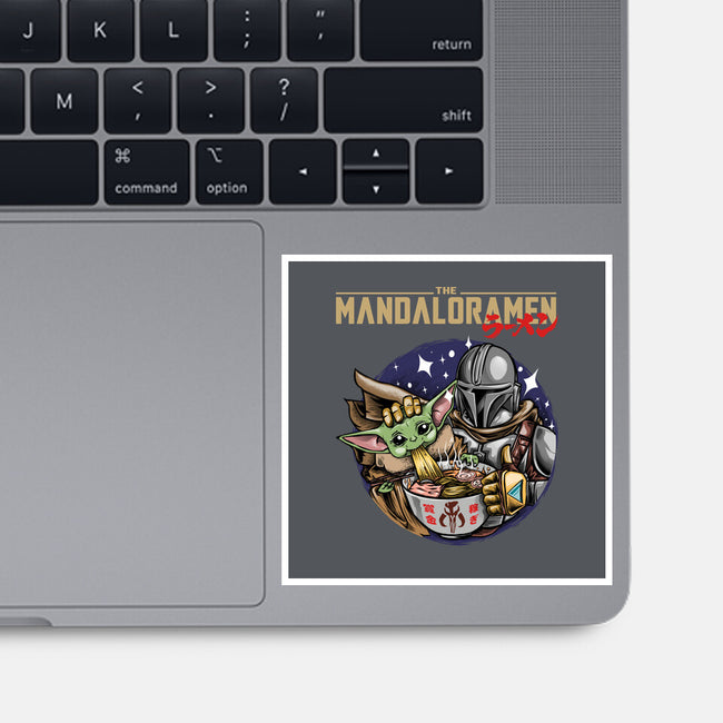 Mandaloramen-None-Glossy-Sticker-joerawks