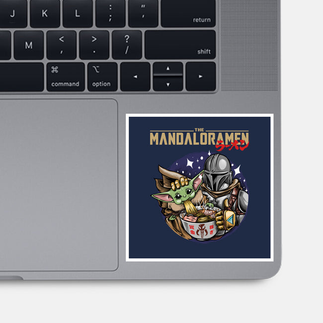 Mandaloramen-None-Glossy-Sticker-joerawks