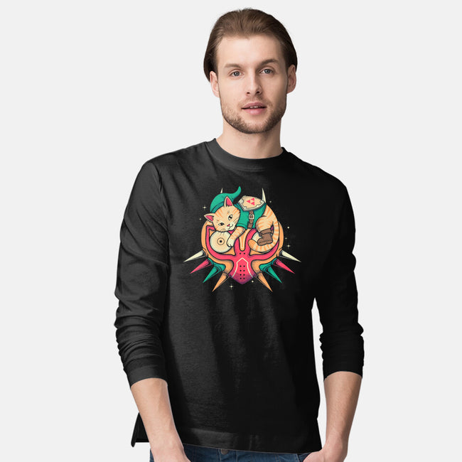 Hero Of Nap Time-Mens-Long Sleeved-Tee-Eoli Studio
