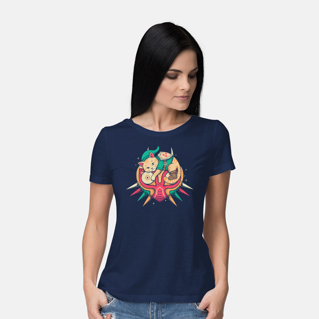 Hero Of Nap Time-Womens-Basic-Tee-Eoli Studio