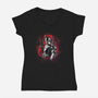 The Way Of The Hunter-Womens-V-Neck-Tee-turborat14