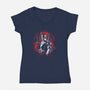 The Way Of The Hunter-Womens-V-Neck-Tee-turborat14