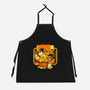 Banana Records-Unisex-Kitchen-Apron-ilustrata