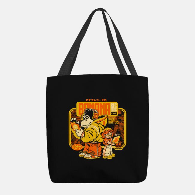 Banana Records-None-Basic Tote-Bag-ilustrata