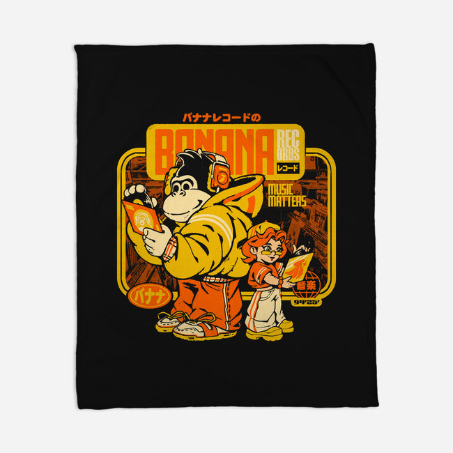 Banana Records-None-Fleece-Blanket-ilustrata