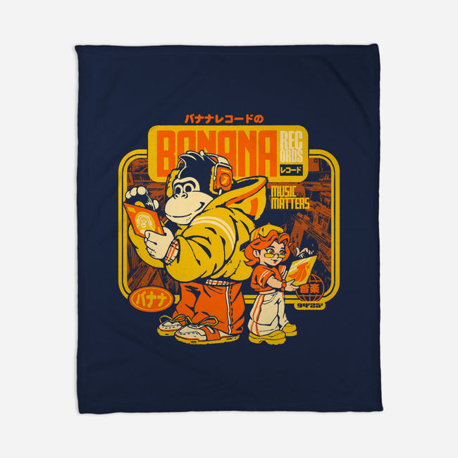 Banana Records-None-Fleece-Blanket-ilustrata
