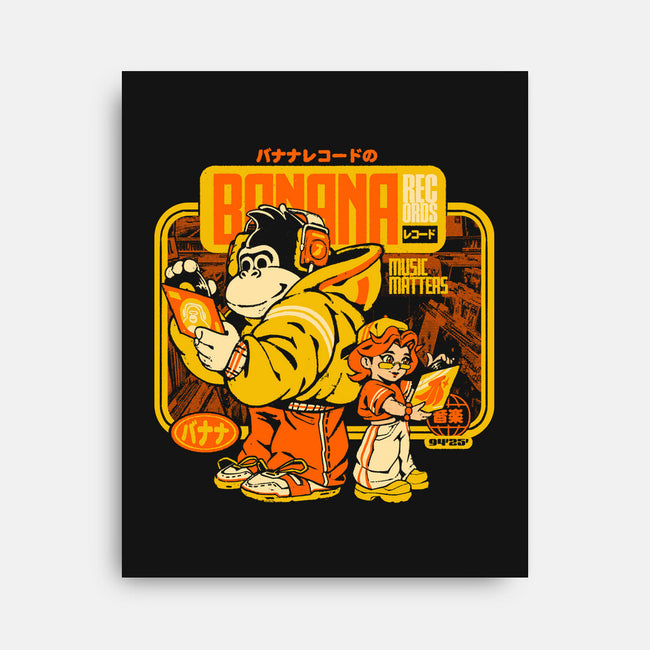 Banana Records-None-Stretched-Canvas-ilustrata