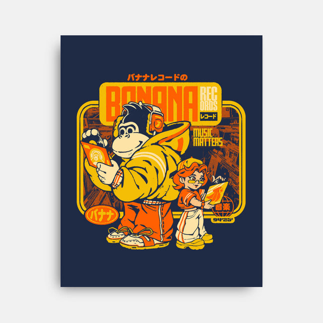 Banana Records-None-Stretched-Canvas-ilustrata