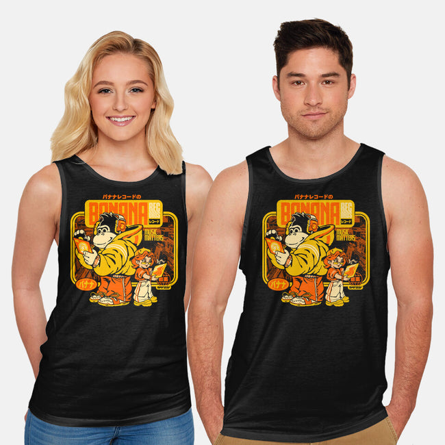 Banana Records-Unisex-Basic-Tank-ilustrata
