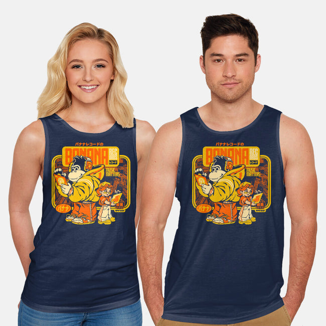 Banana Records-Unisex-Basic-Tank-ilustrata