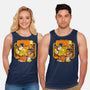 Banana Records-Unisex-Basic-Tank-ilustrata