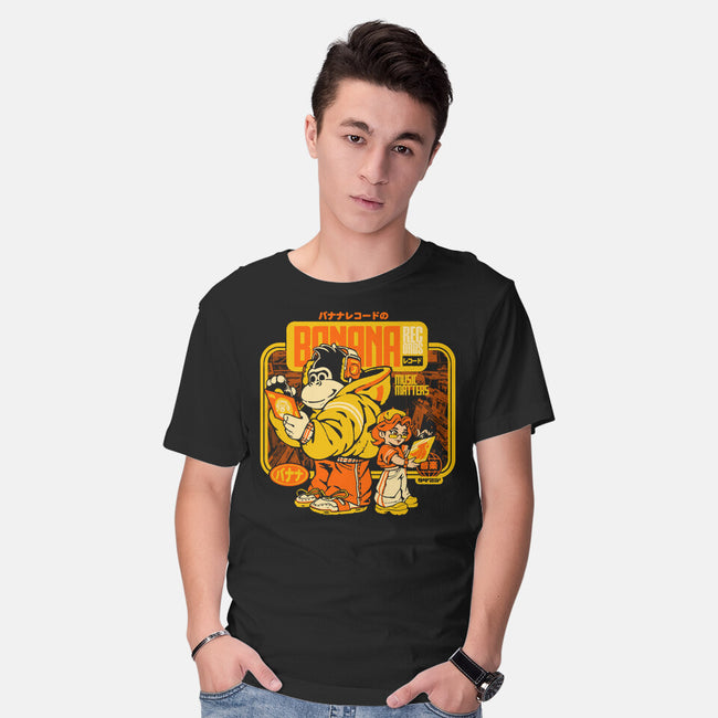 Banana Records-Mens-Basic-Tee-ilustrata