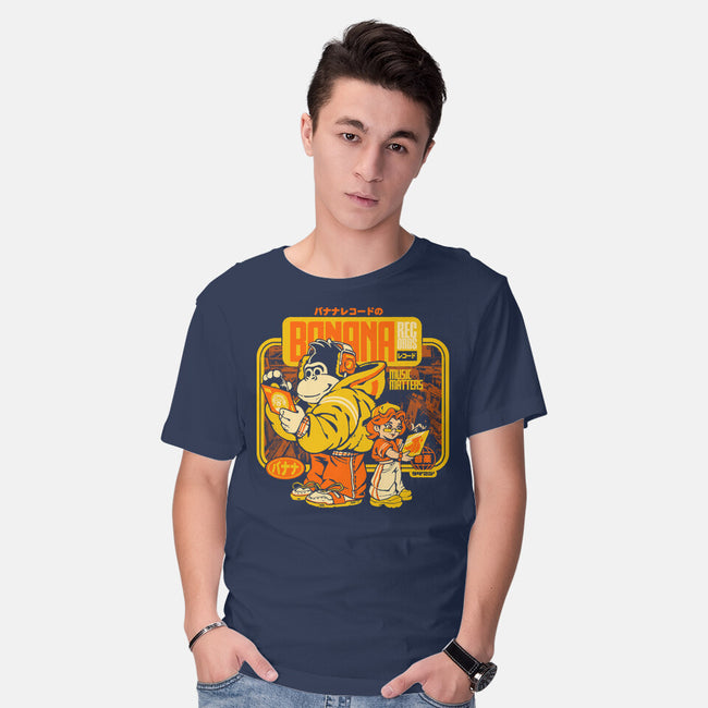 Banana Records-Mens-Basic-Tee-ilustrata