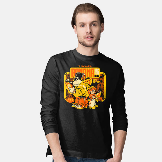 Banana Records-Mens-Long Sleeved-Tee-ilustrata