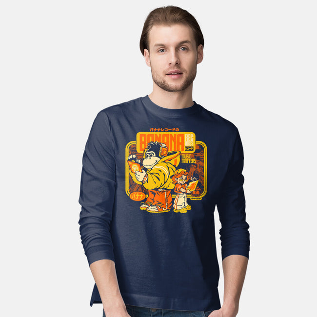 Banana Records-Mens-Long Sleeved-Tee-ilustrata