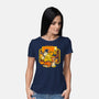 Banana Records-Womens-Basic-Tee-ilustrata