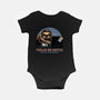 Fueled By Coffee And Mild Resentment-Baby-Basic-Onesie-glitchygorilla